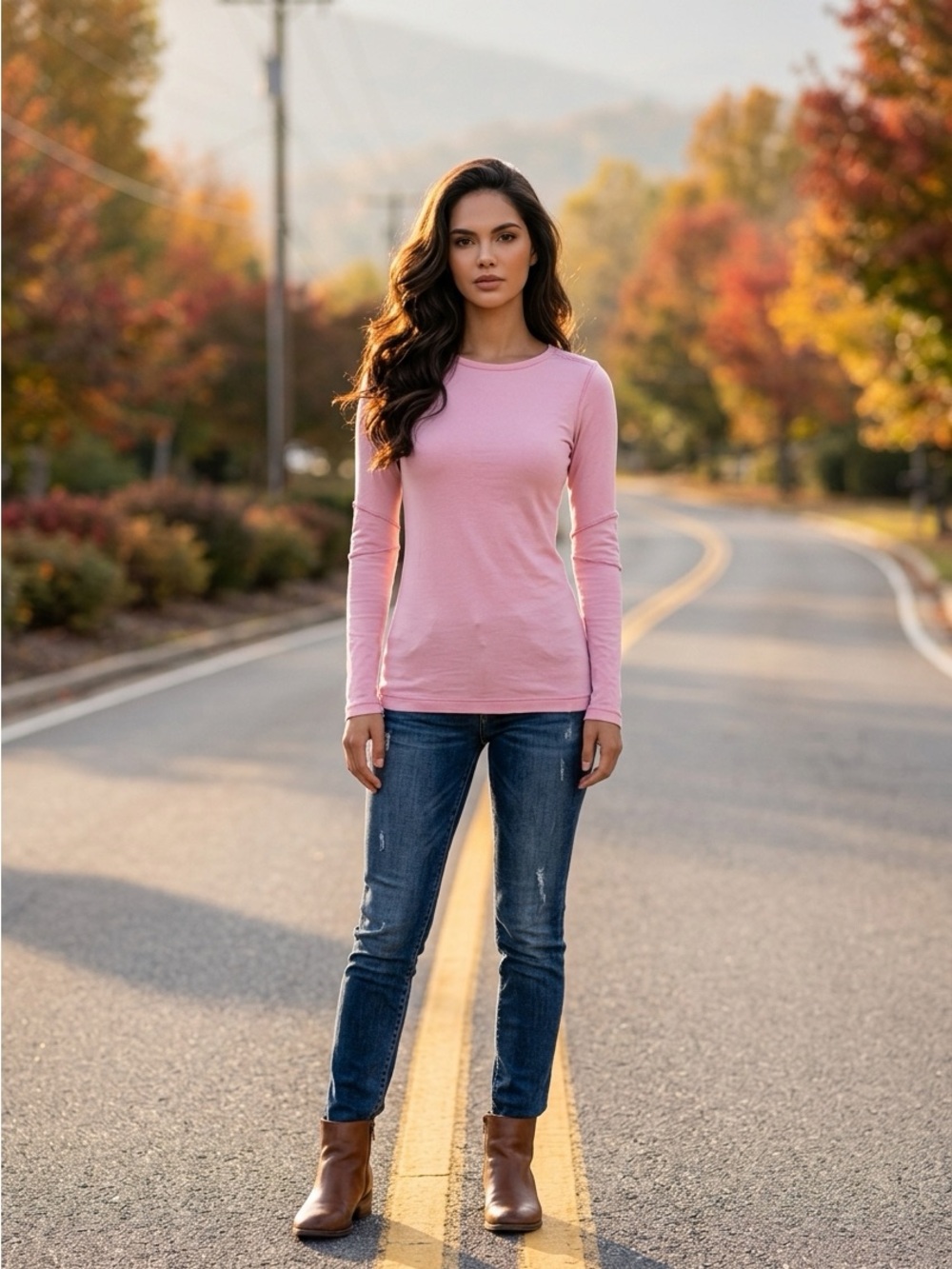 Lululemon Devotion Long Sleeve Tee — Pink Shell